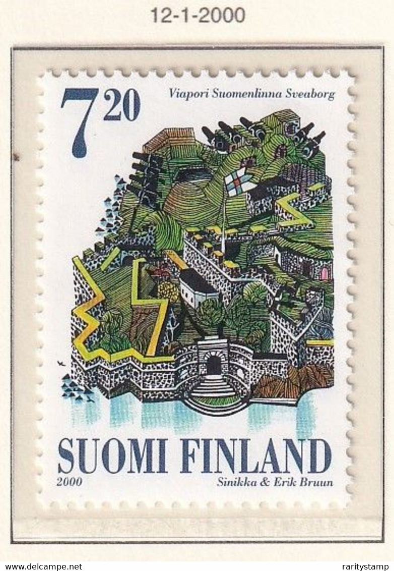 FINLANDIA 2000 FORTEZZA SUOMENLINNA N.1483  MNH** - Nuevos