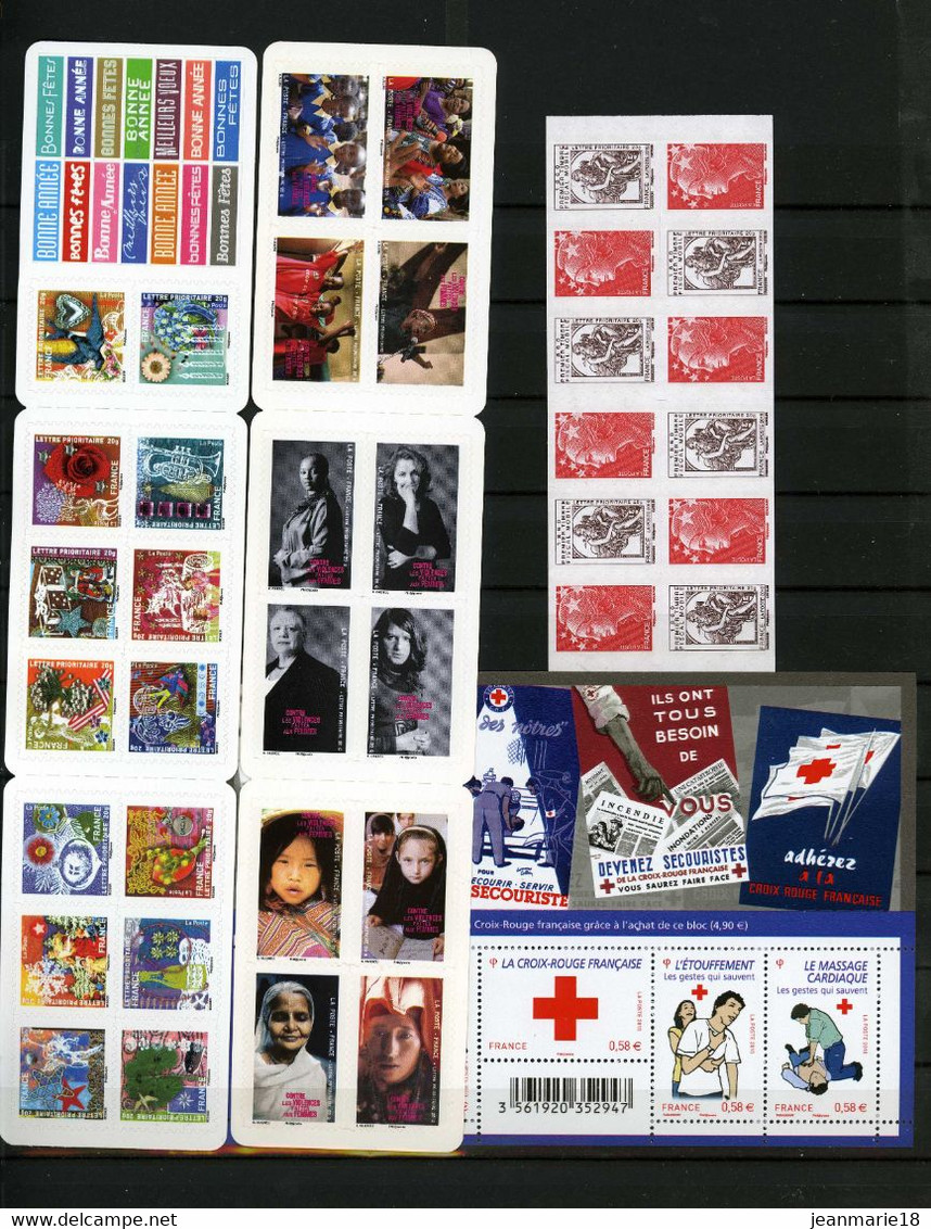 TIMBRES DE FRANCE NEUF ANNEE 2010 QUASI COMPLET AVEC BLOCS+ 5 CARNETS - 2010-2019