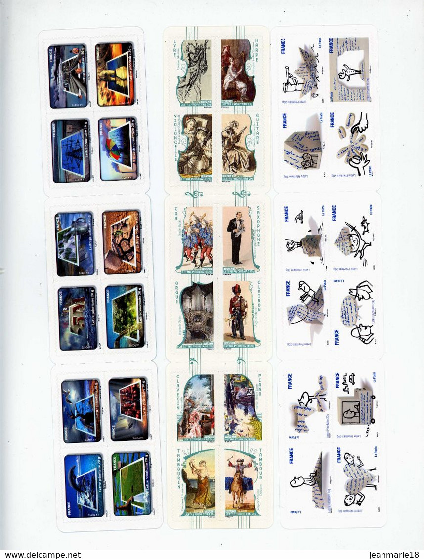 TIMBRES DE FRANCE NEUF ANNEE 2010 QUASI COMPLET AVEC BLOCS+ 5 CARNETS - 2010-2019