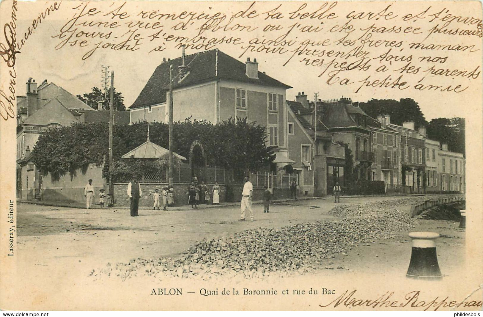 94  ABLON    Quai De La Baronnie Et Rue Du Bac - Ablon Sur Seine