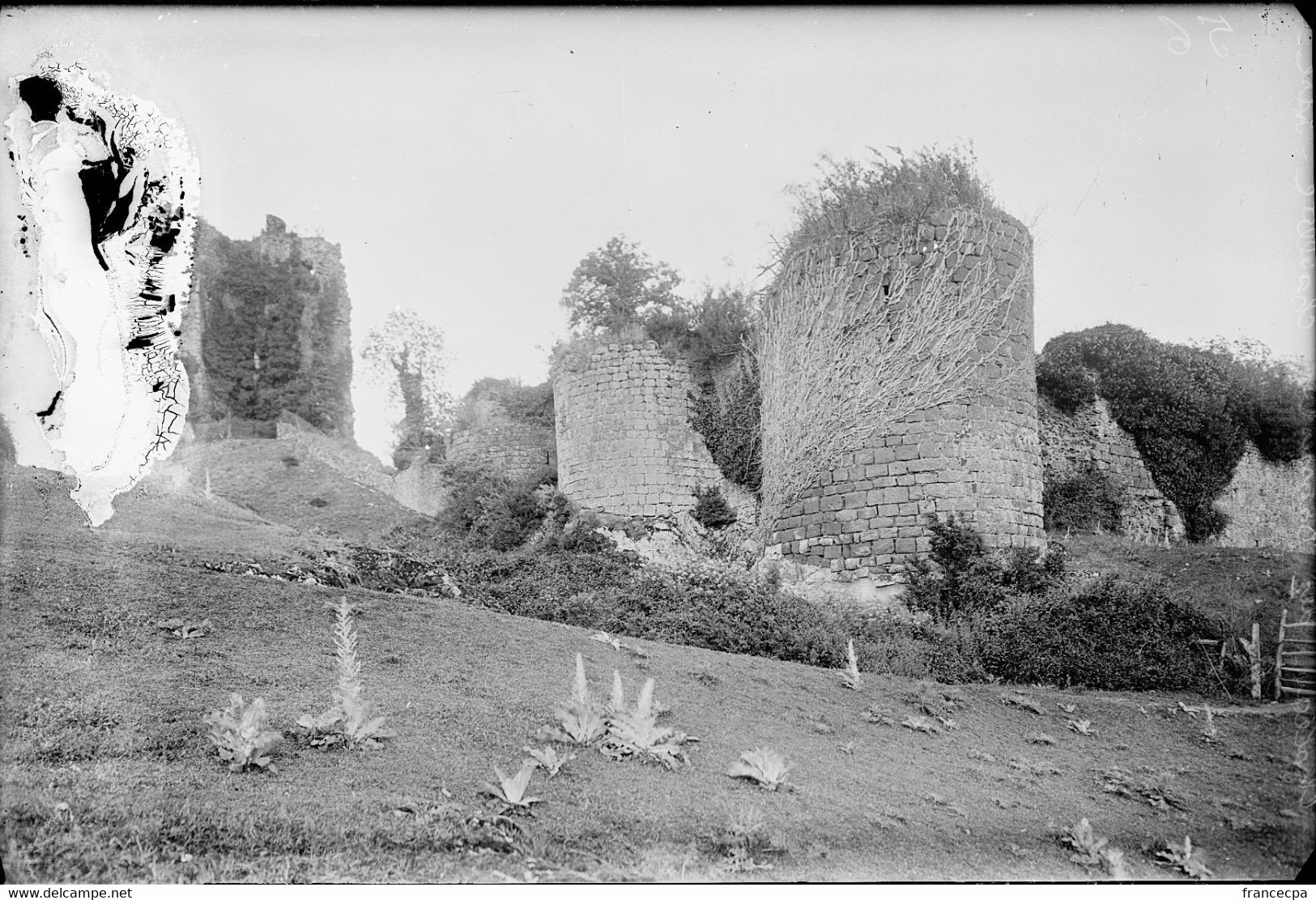 PN - 056 - INDRE - CHAILLAC - Ruines Du Chateau - Original Unique - Plaques De Verre