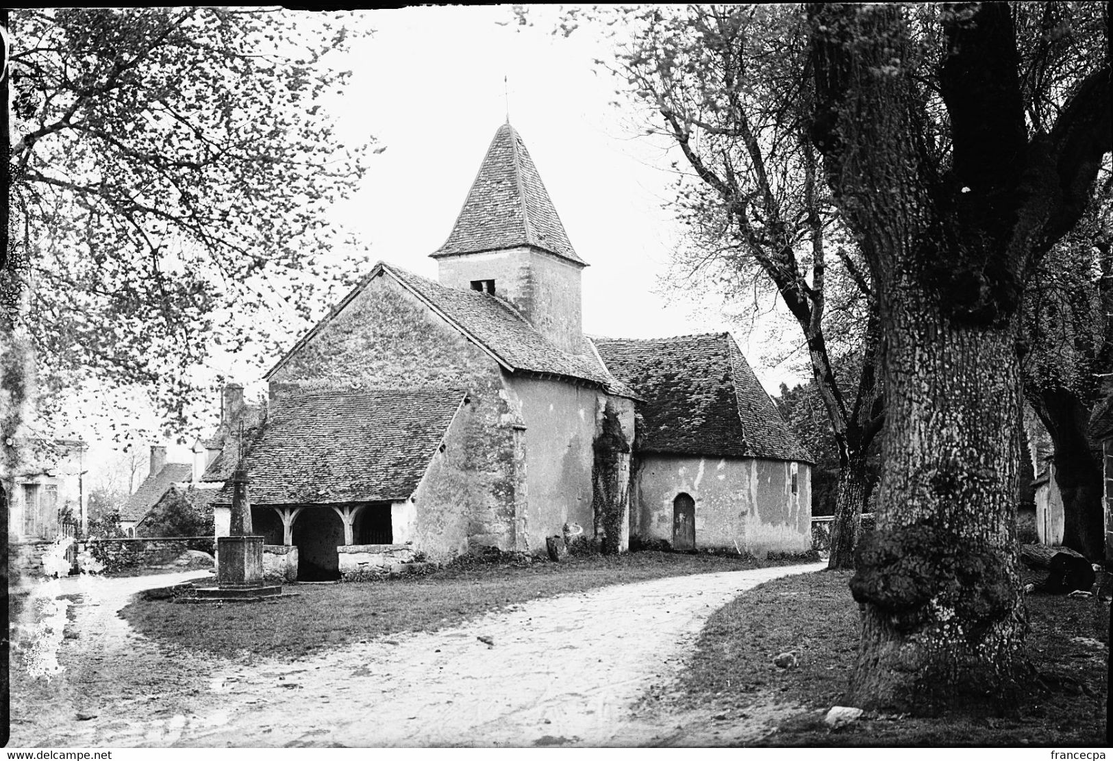 PN - 058 - INDRE - NOHANT - L'Eglise - Original Unique - Plaques De Verre