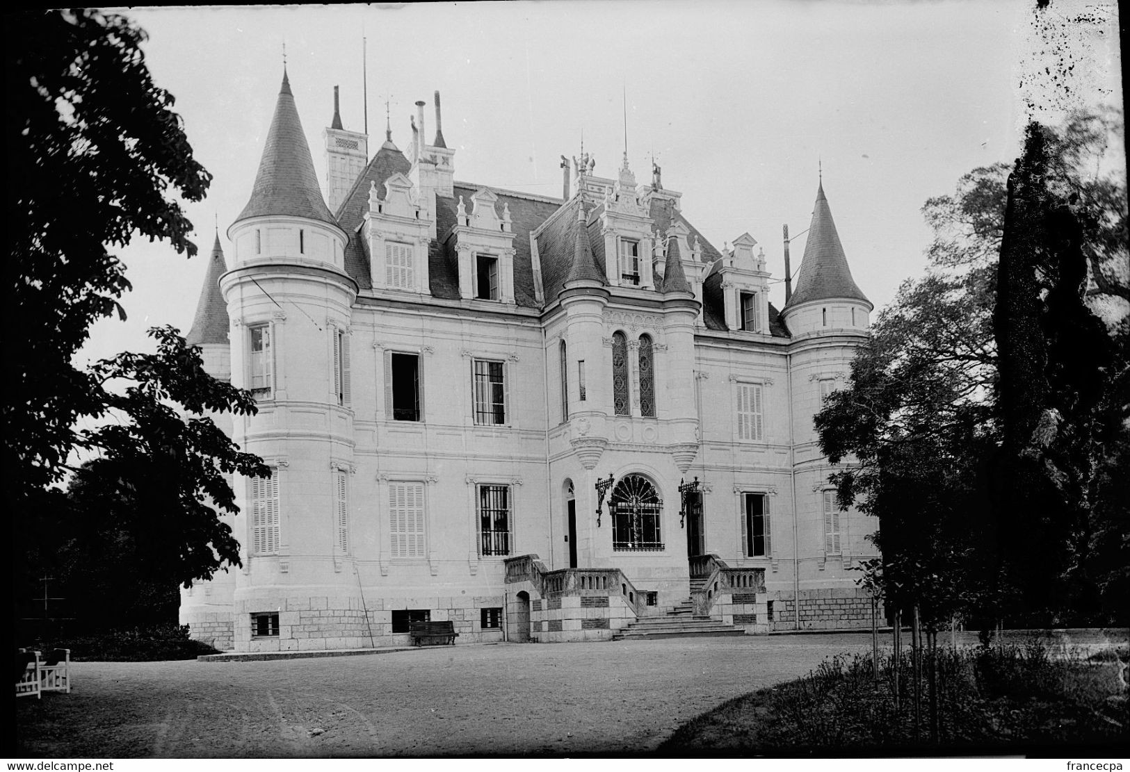 PN - 060 - INDRE - RIVARENNES - Le Chateau - Original Unique - Plaques De Verre