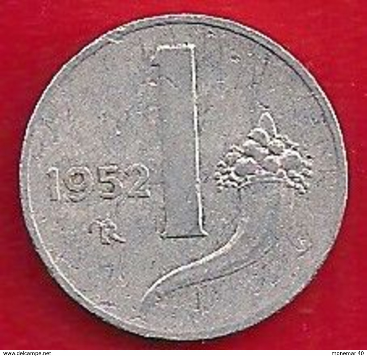 ITALIE 1 LIRE - 1952 - 1 Lira