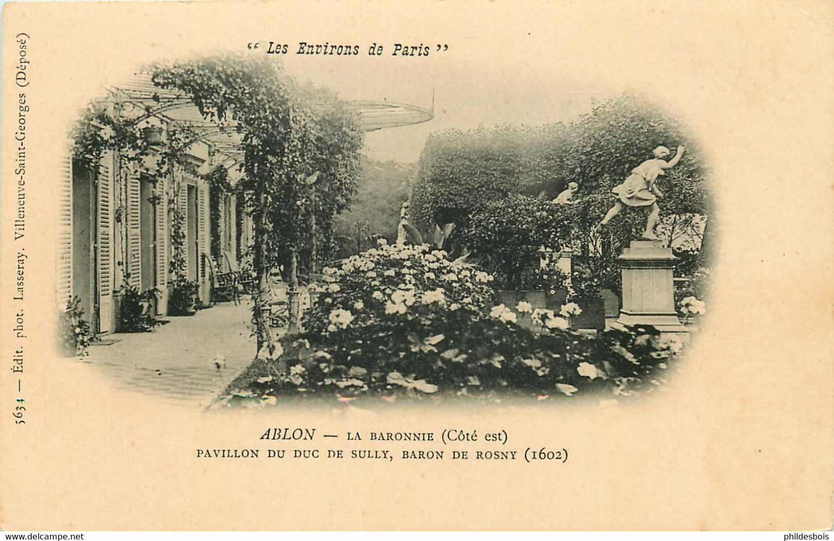 94  ABLON    La Baronnie Pavillon Du Duc De SULLY - Ablon Sur Seine