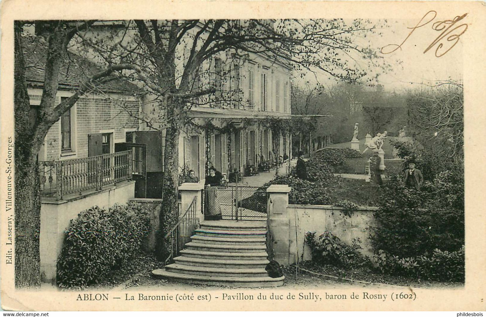 94  ABLON    La Baronnie Pavillon Du Duc De SULLY Allée De Diane - Ablon Sur Seine