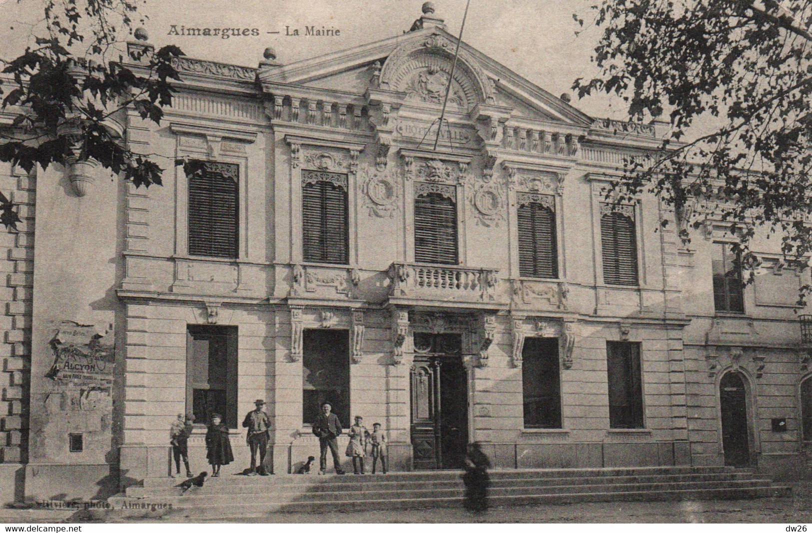 Aimargues (Gard) La Mairie - Photo Rivière, Carte De 1914 - Sonstige & Ohne Zuordnung