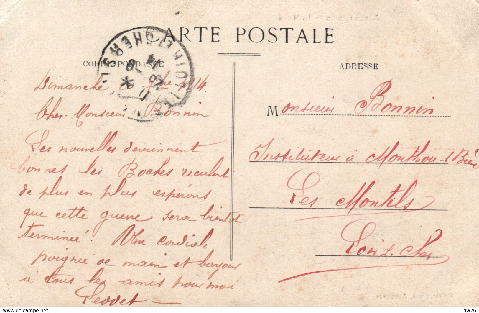 Aimargues (Gard) La Mairie - Photo Rivière, Carte De 1914 - Autres & Non Classés