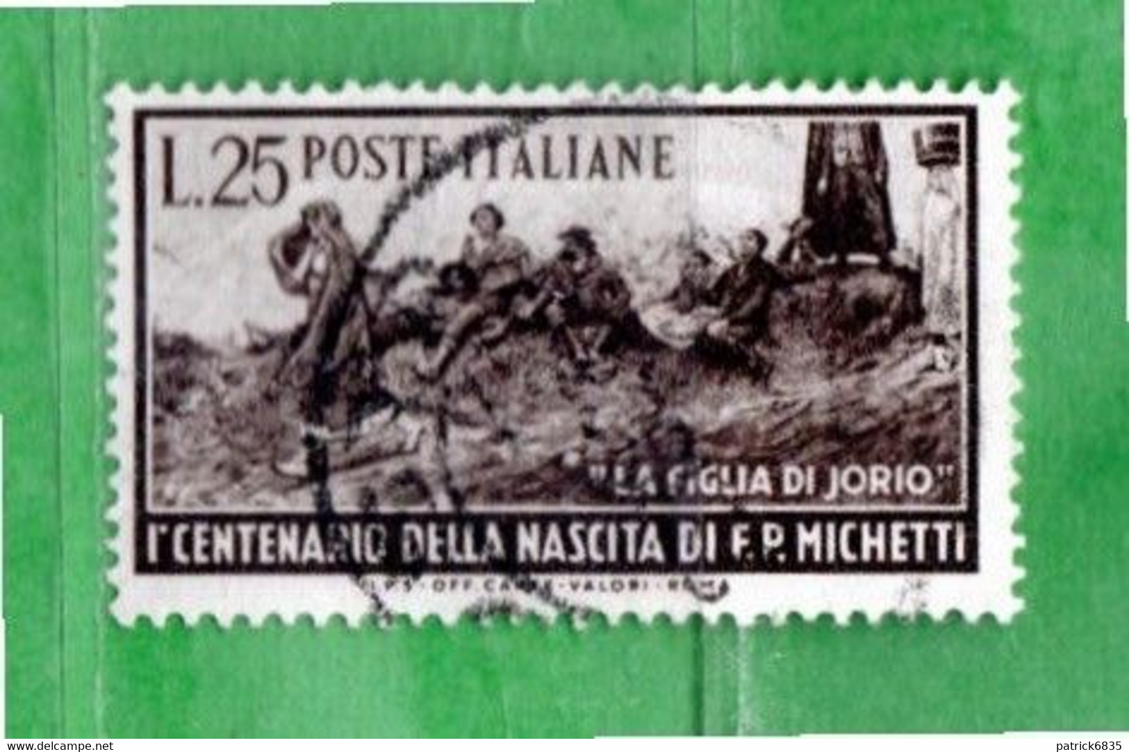 Italia - 1951 - PAOLO MICHETTI. Unif. 671.   USATO - 1946-60: Used