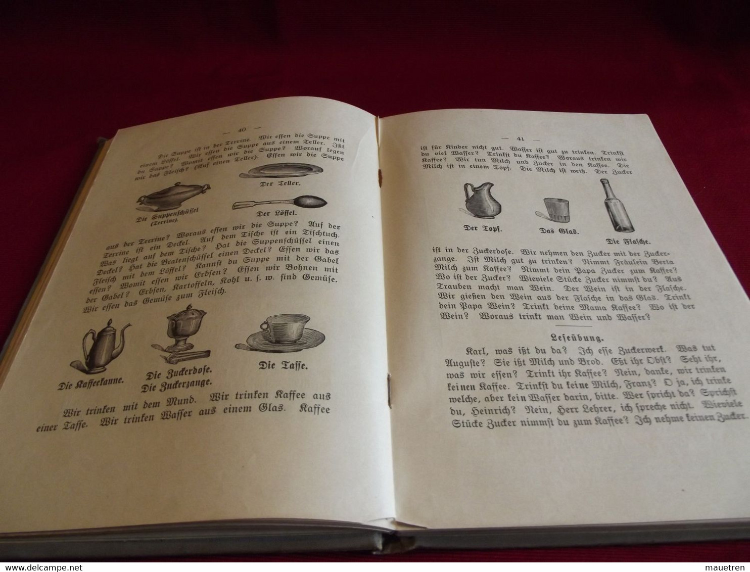 METHODE D'ENSEIGNEMENT DES LANGUES BERLITZ 1904  édition Pour Enfants EN ALLEMAND - Saber