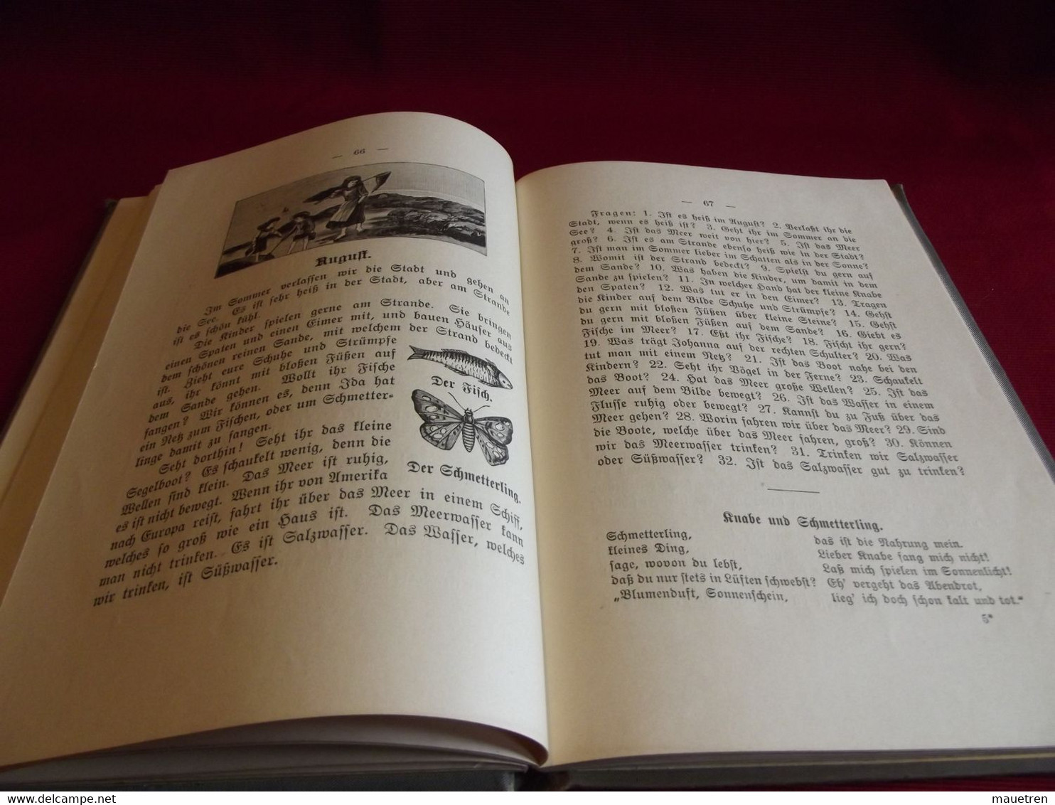 METHODE D'ENSEIGNEMENT DES LANGUES BERLITZ 1904  édition Pour Enfants EN ALLEMAND - Savoir