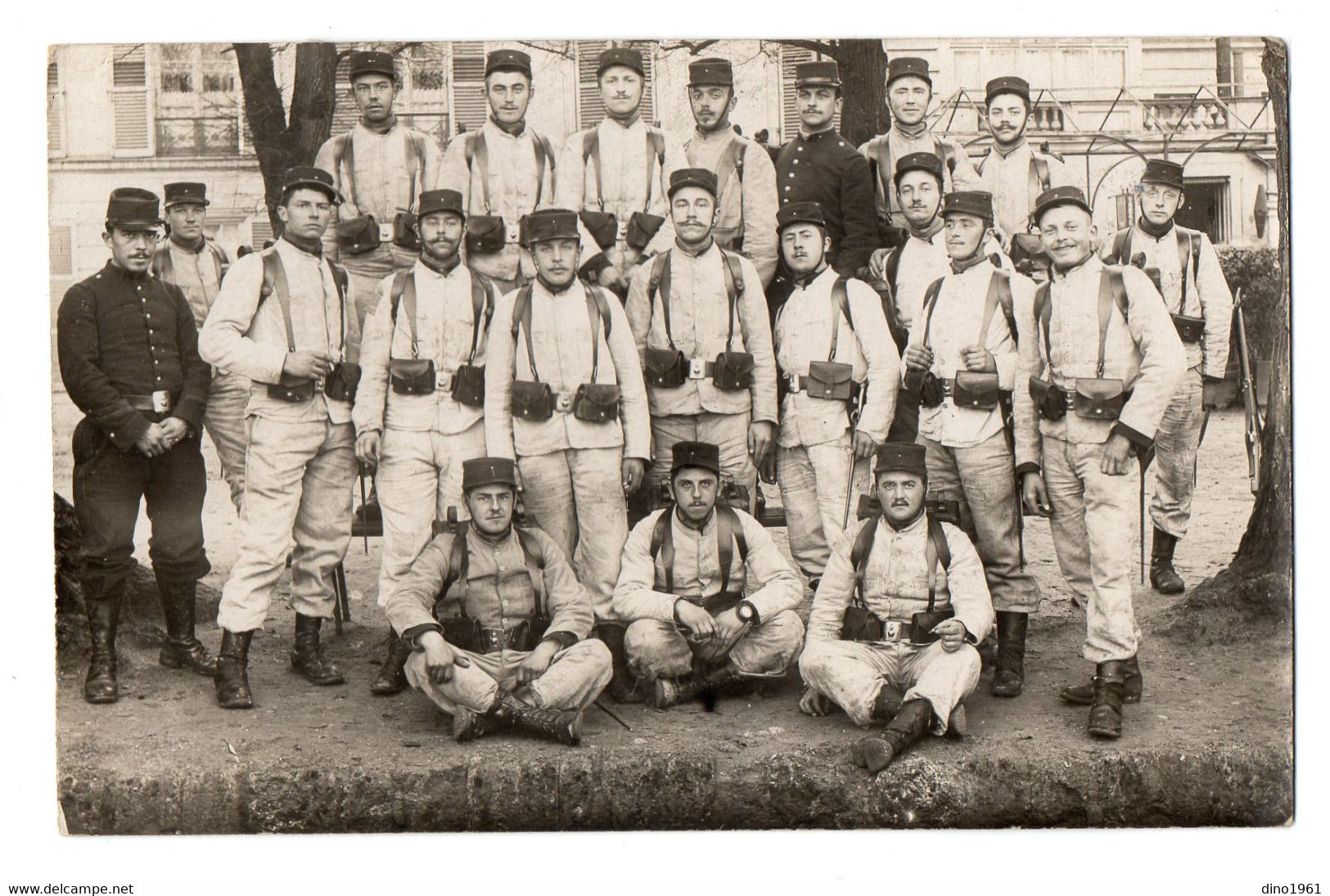 CPA 3126 - MILITARIA - Carte Photo Militaire - Un Groupe De Soldats Du Génie Militaire - Personnages