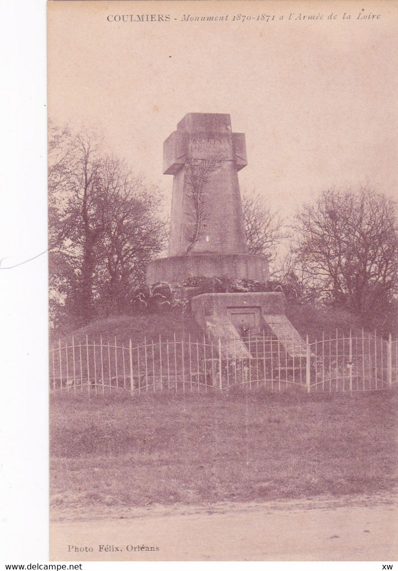 COULMIERS -45- Monument 1870-1871 à L'Armée De La Loire - Coulmiers