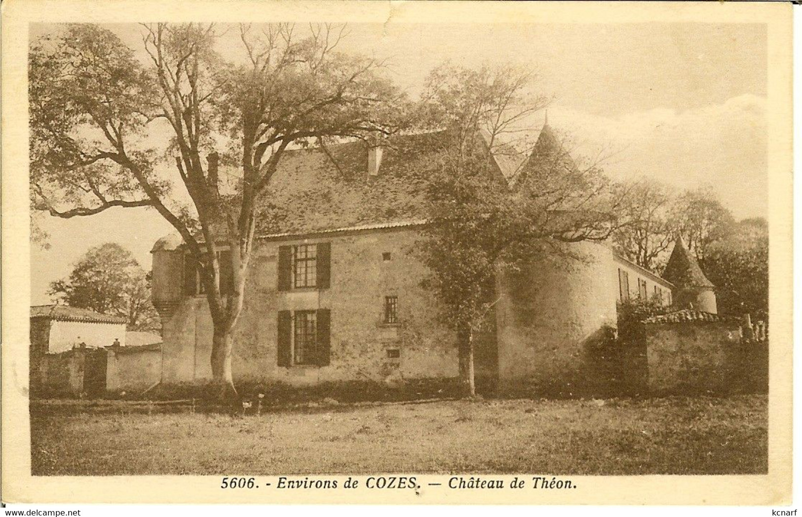 CP Environs De COZES " Château De Théon " - Saintes