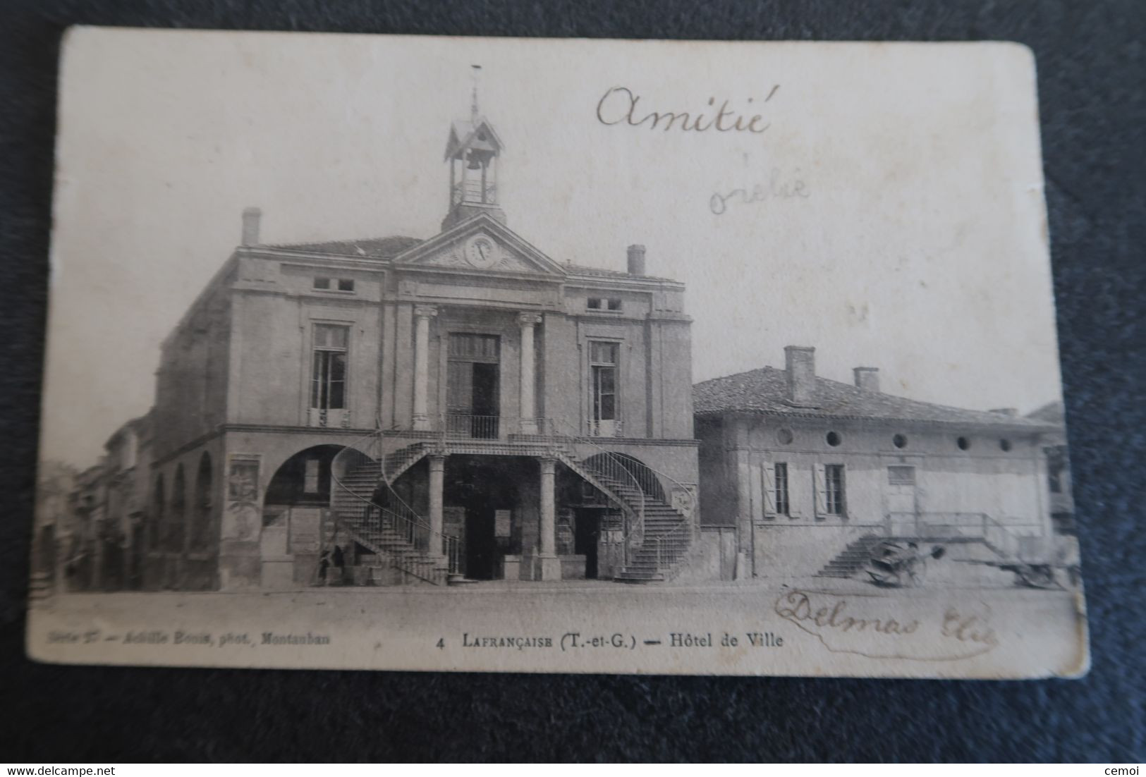 CPA - LAFRANÇAISE (82) - Hôtel De Ville - 1904 - Lafrancaise