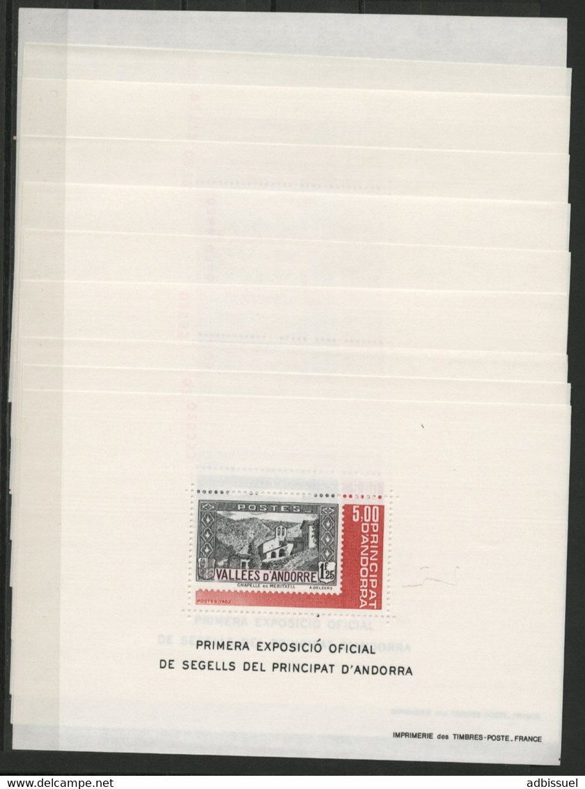 Bloc Feuillet N° 1 (x10) 10 BLOCS FEUILLETS NEUFS ** (MNH). Vendu A 50 % De La Valeur Faciale (10x5Fr = 50Fr = 7.62 €) - Blocks & Kleinbögen