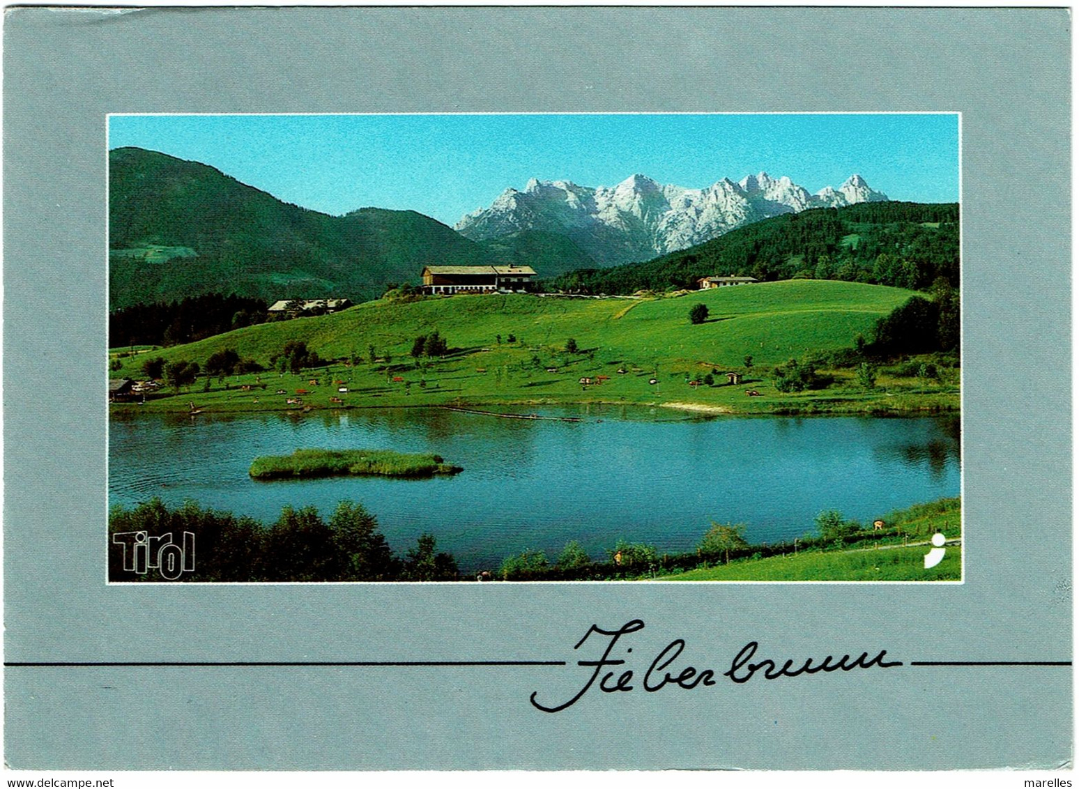 CPSM Autriche Urlaubsgrussse Aus Fieberbrunn, Timbre - Fieberbrunn