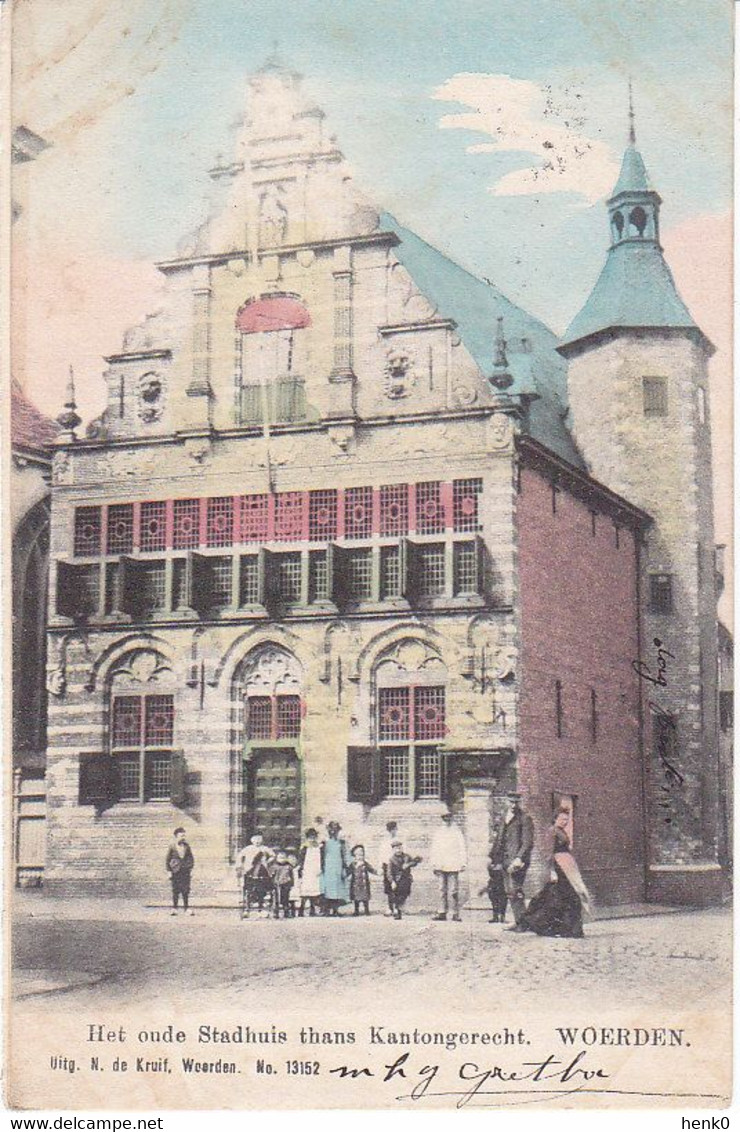 Woerden Het Oude Stadhuis Thans Kantongerecht E336 - Woerden