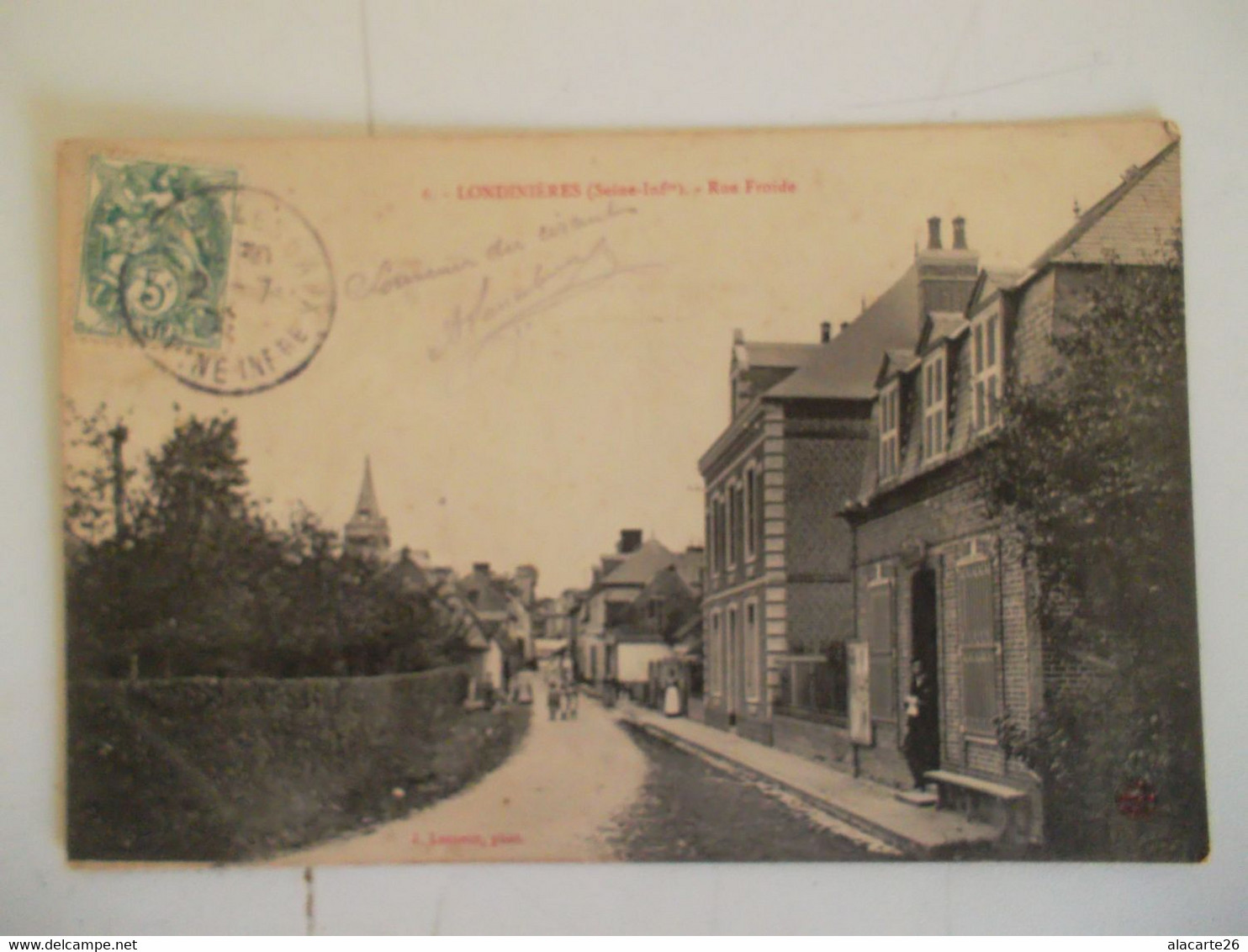 CPA 76 - LONDINIERES - Rue Froide - Londinières