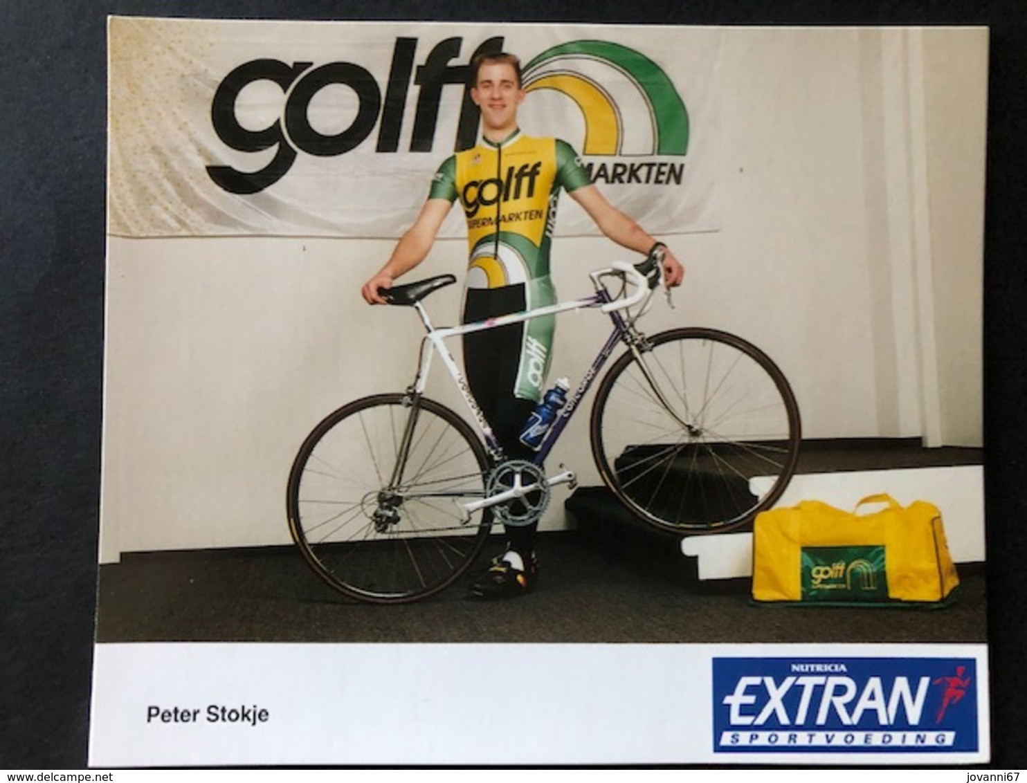 Peter Stokje - Golff - 1994 - Carte / Card - Cyclists - Cyclisme - Ciclismo -wielrennen - Radsport