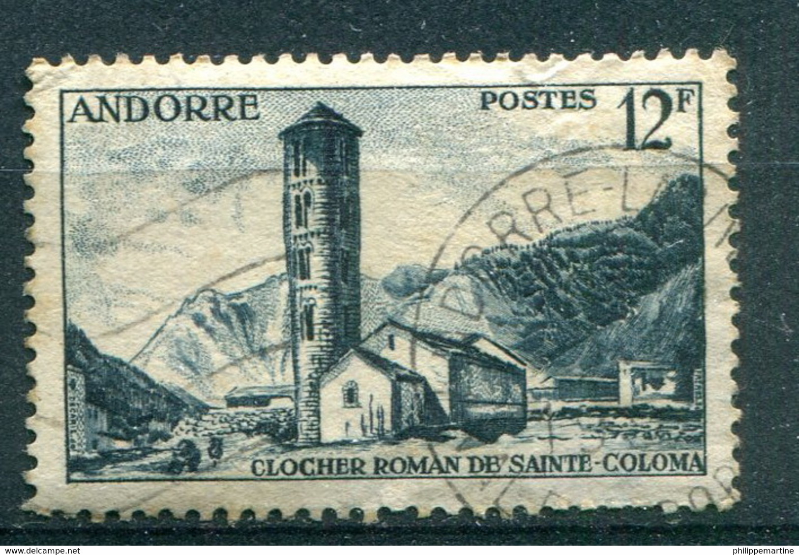 Andorre 1955-58 - YT 145 (o) - Oblitérés