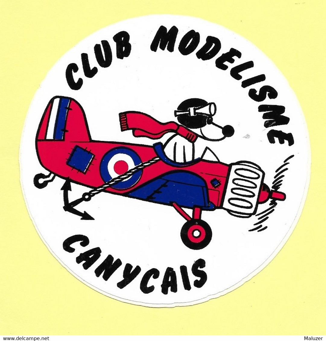 AUTOCOLLANT  STICKER - CLUB MODÉLISME CANYCAIS - MODÈLE RÉDUIT - CANY - Aufkleber