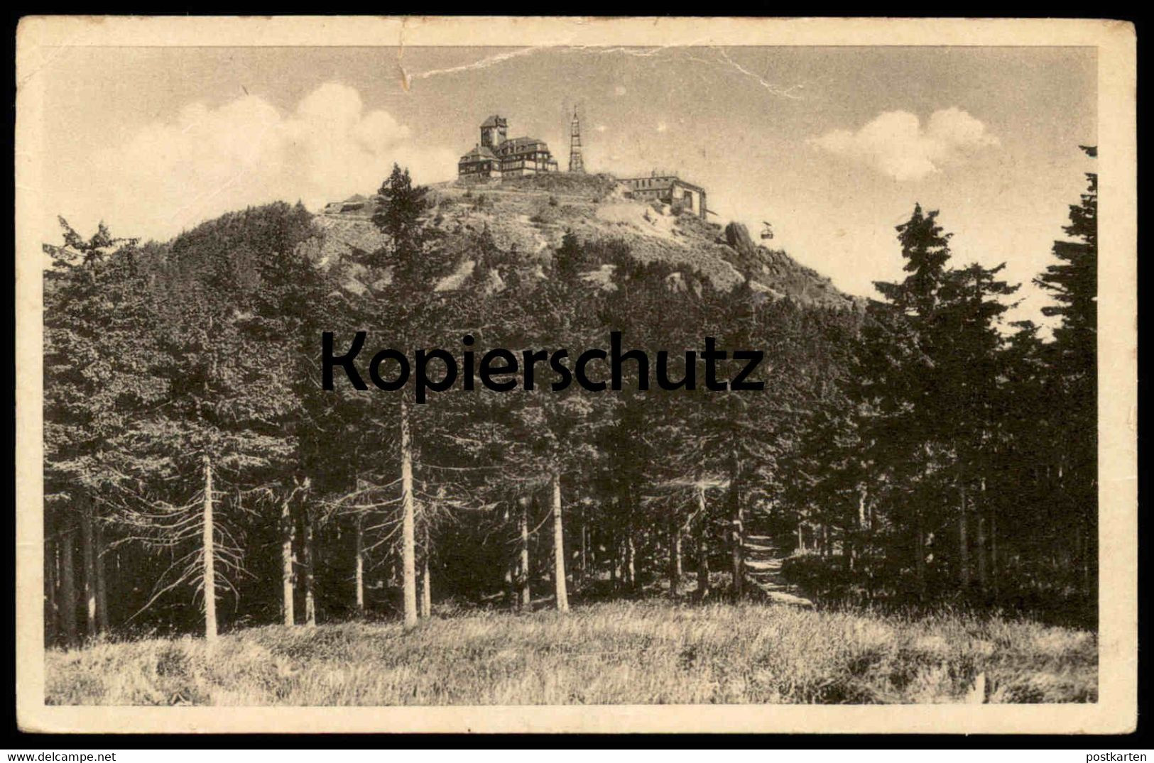 ALTE POSTKARTE JESTED JESCHKEN SUDETENGAU Sudeten Tschechische Republik Ceska Republika Czech Cpa Postcard Ansichtskarte - Sudeten