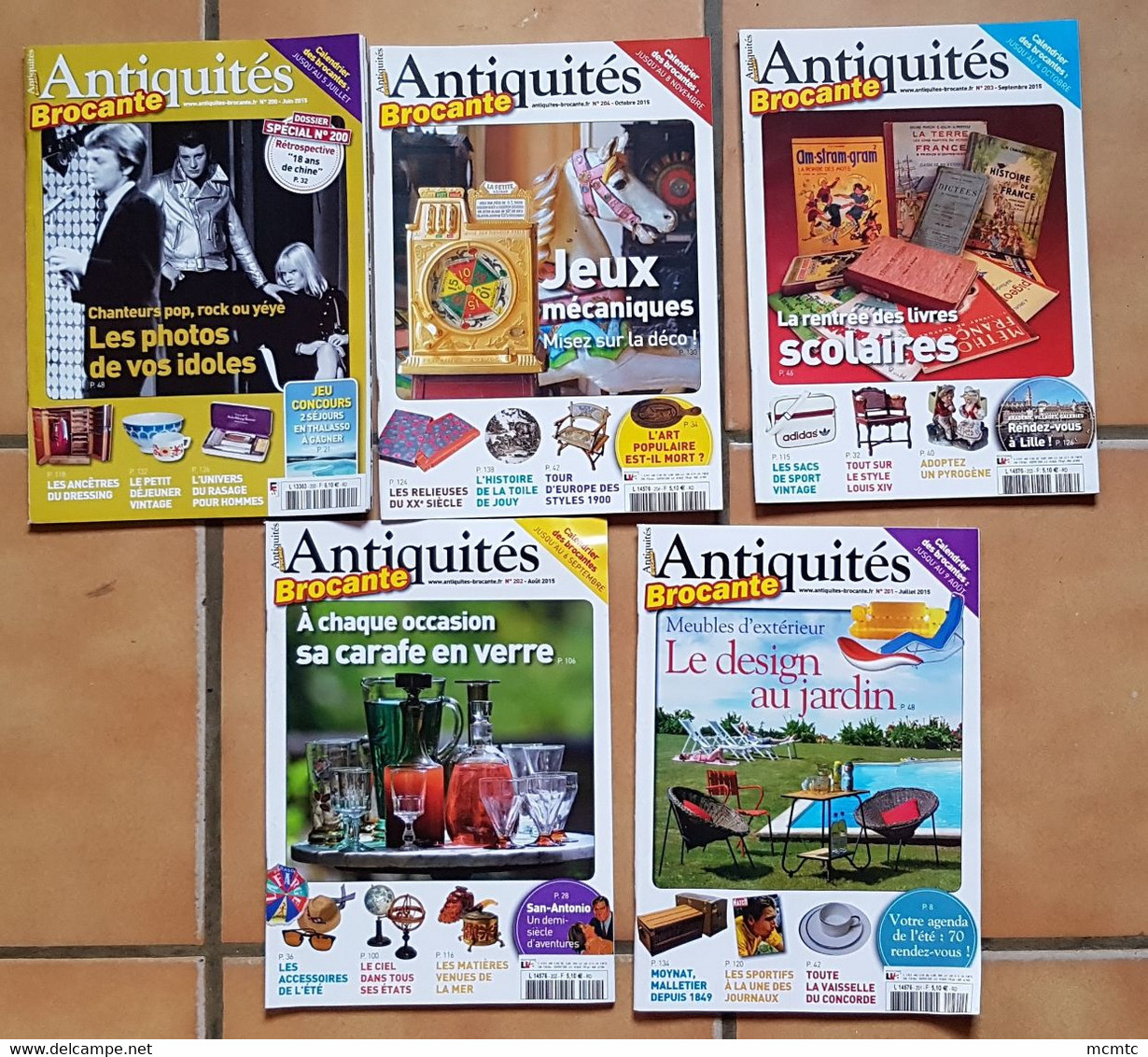 11 Magazines , Magazine - Antiquités , Brocante - ( Revues , Revue ) - Collectors