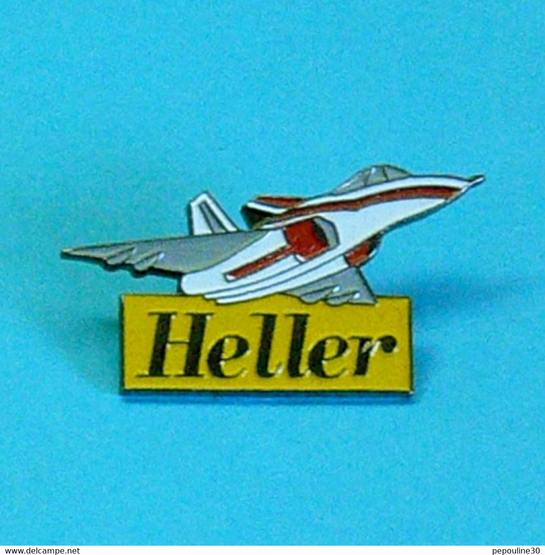 1 PIN'S //  ** LE RAFALE / HELLER / MARQUE FRANÇAISE  DE MAQUETTES DEPUIS 1963 ** . (Top Concept 1992) - Avions
