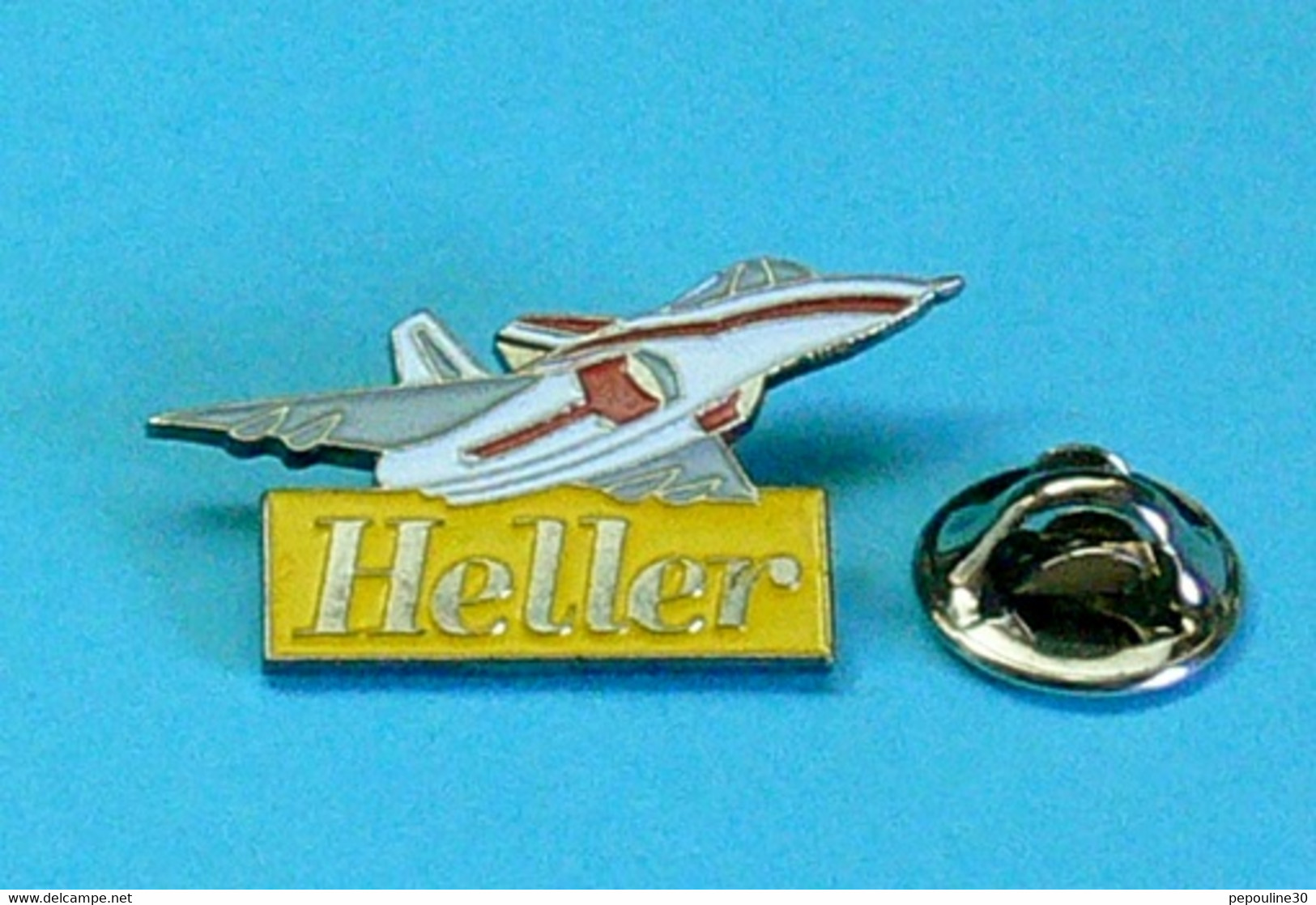 1 PIN'S //  ** LE RAFALE / HELLER / MARQUE FRANÇAISE  DE MAQUETTES DEPUIS 1963 ** . (Top Concept 1992) - Avions