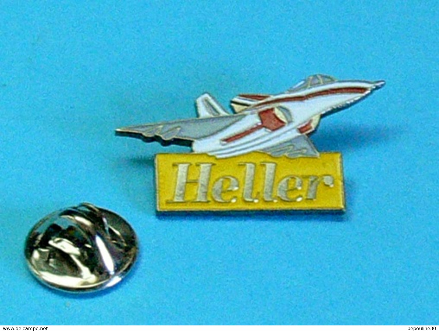 1 PIN'S //  ** LE RAFALE / HELLER / MARQUE FRANÇAISE  DE MAQUETTES DEPUIS 1963 ** . (Top Concept 1992) - Avions