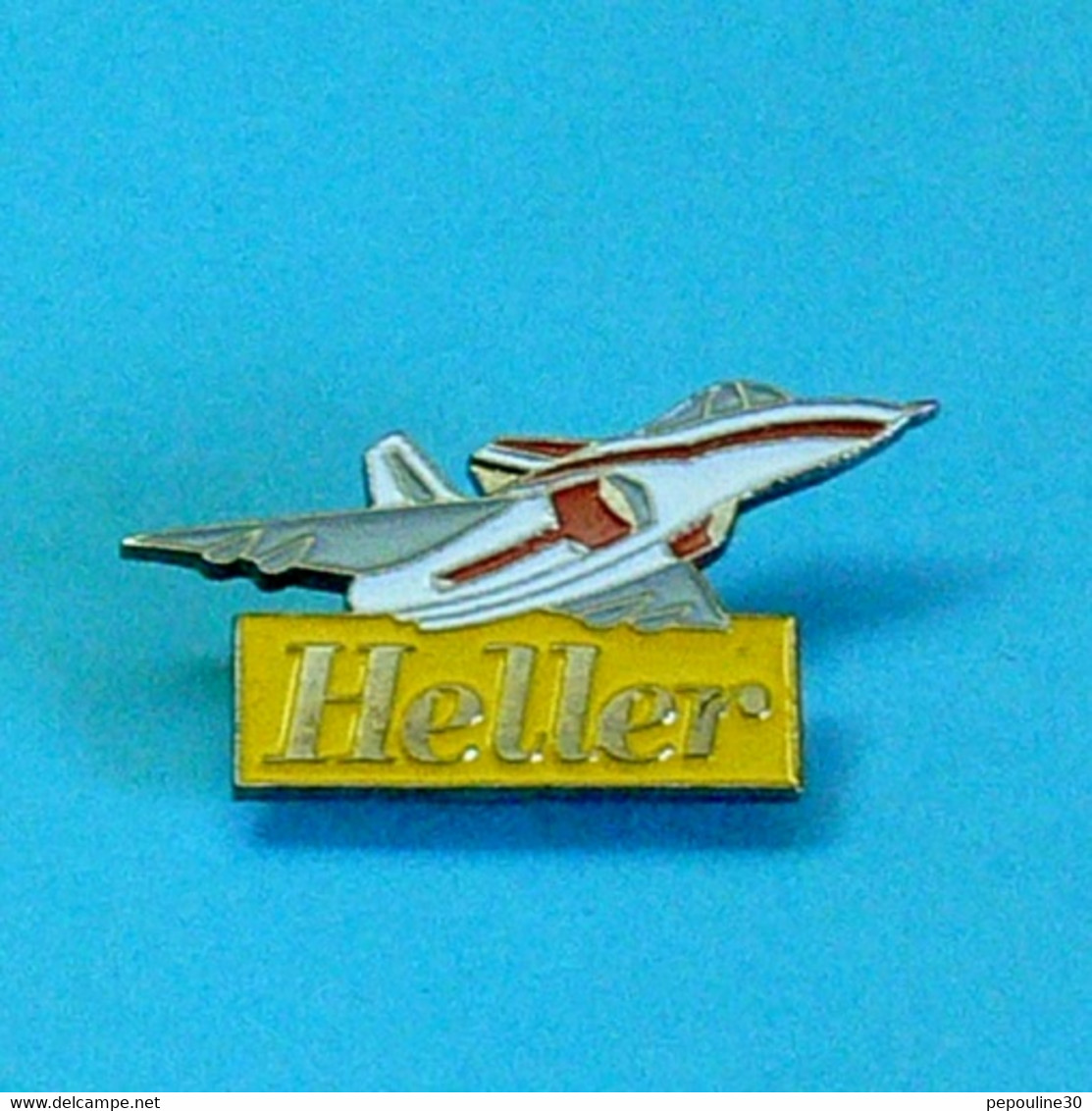 1 PIN'S //  ** LE RAFALE / HELLER / MARQUE FRANÇAISE  DE MAQUETTES DEPUIS 1963 ** . (Top Concept 1992) - Avions