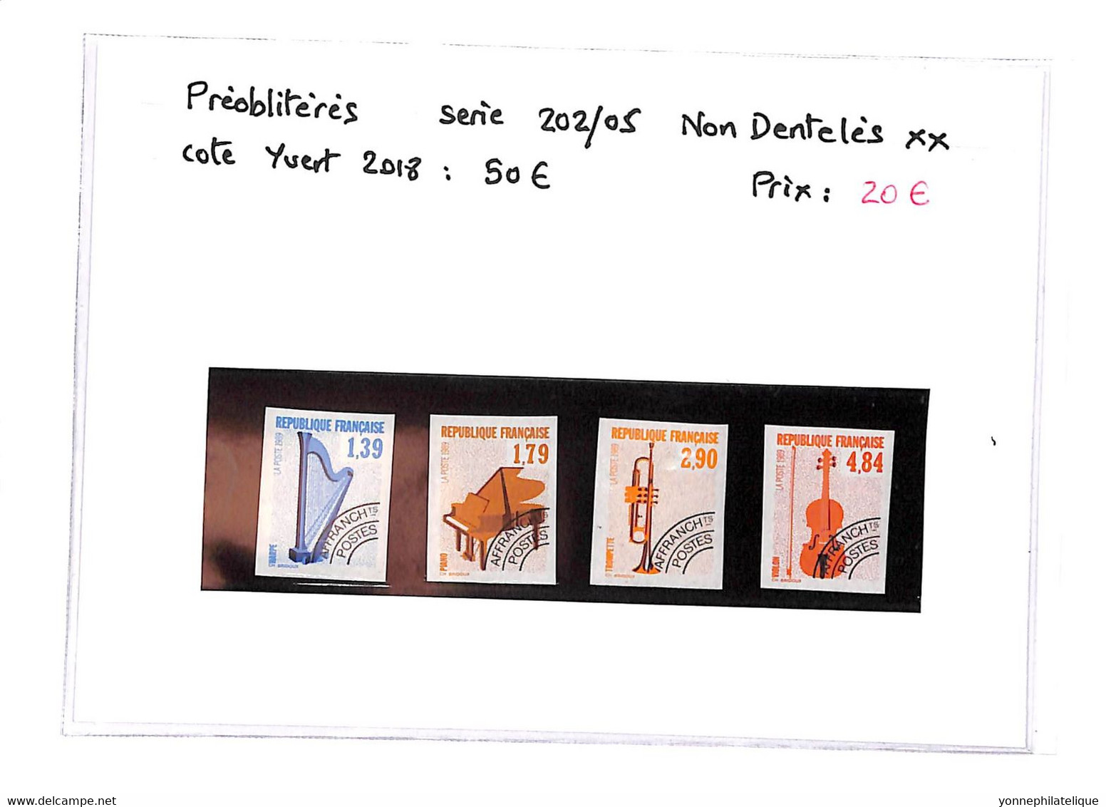 PREOBLITERE - N° 202/205 - Xx - Non Dentelés  - ( Voir Scan) - Other & Unclassified