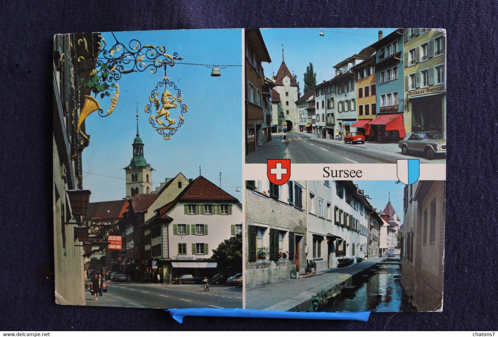 MO 243 - Sursee - Altstadtpartien - La Vieille Ville - Carte Multi Vues - Circulé 1980 De Sursee Vers Firenze - Sursee