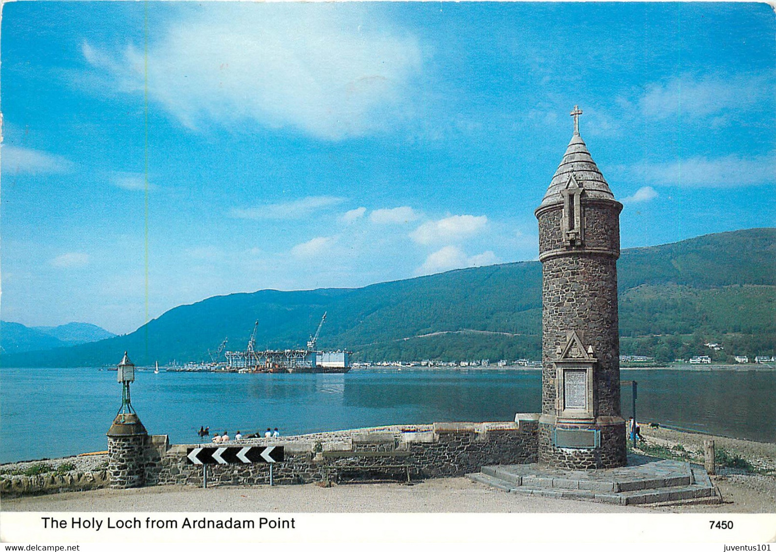 CPSM The Holy Loch From Ardnadam Point    L514 - Renfrewshire