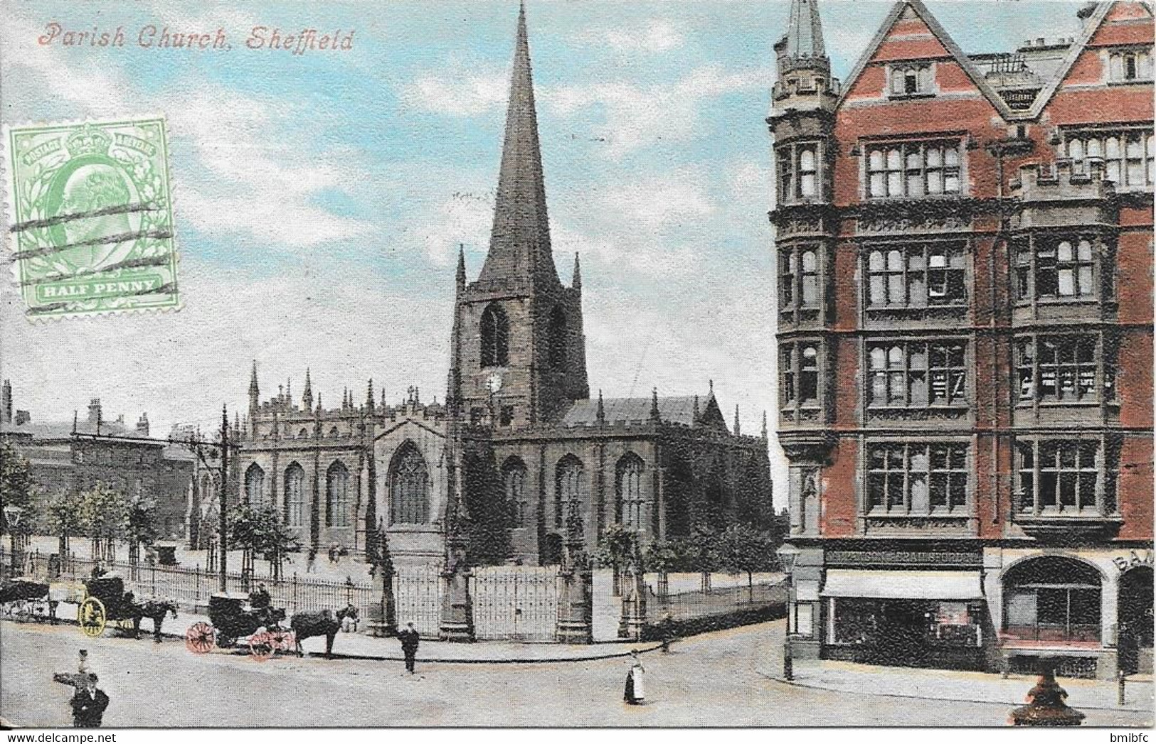Parish Church. Sheffield (écrite De Shieffield) - Sheffield