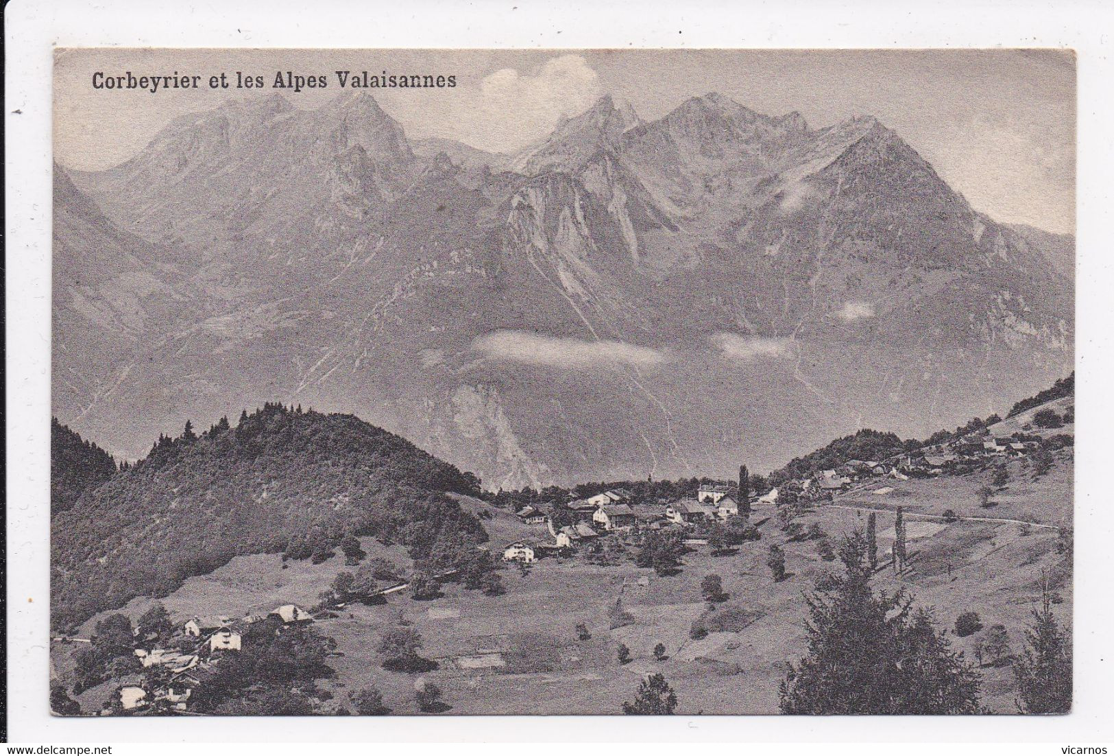 CP SUISSE CORBEYRIER Et Les Alpes Valaisannes - Corbeyrier