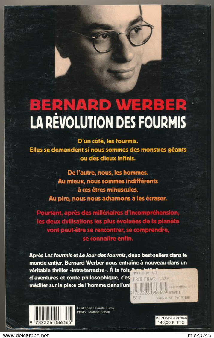 La Révolution Des Fourmis Par Bernard Weber - 1996 - Albin Michel