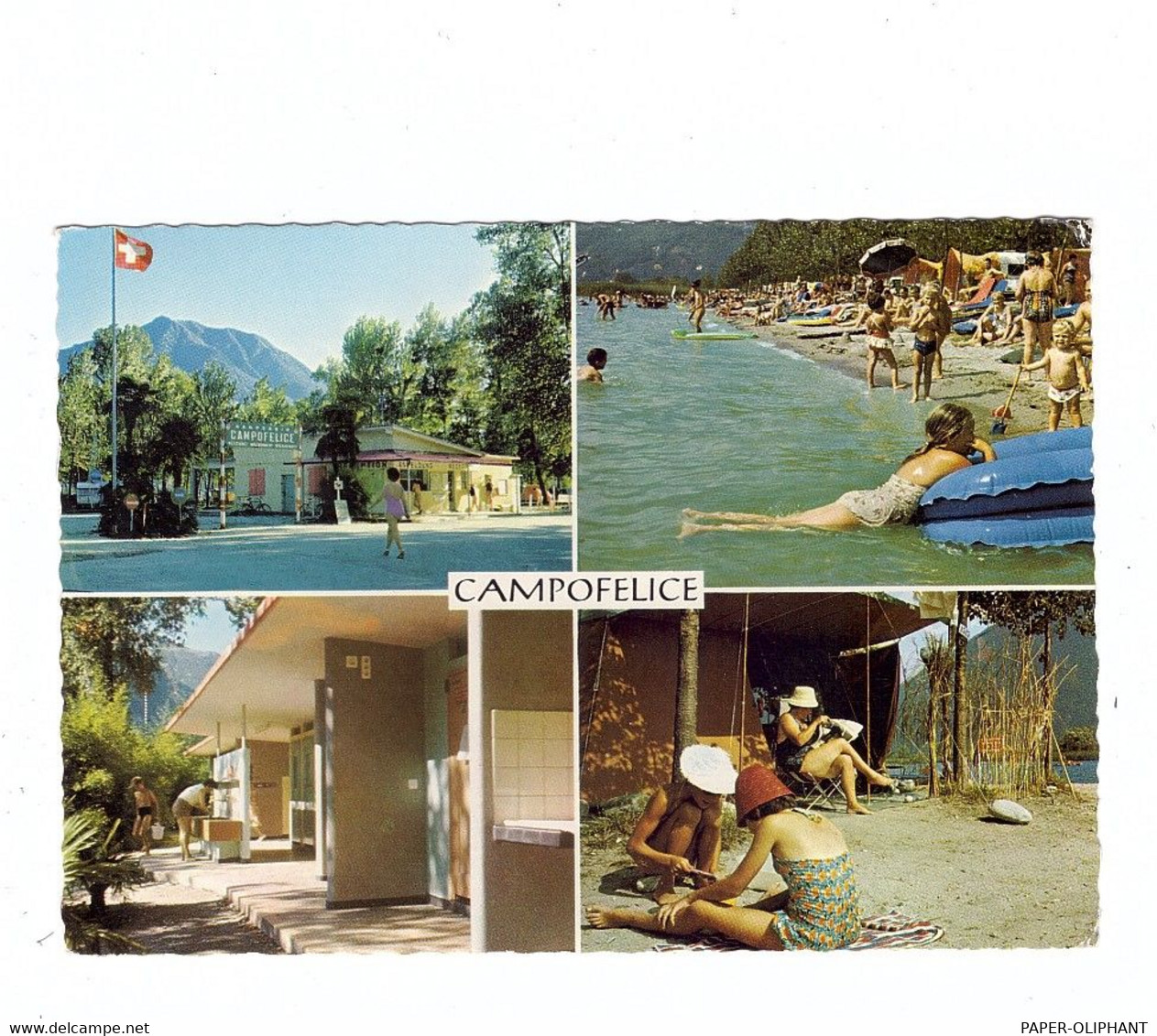 CH 6589 TENERO - CONTRA TI, Camping Campofelice, 1965 - Campo