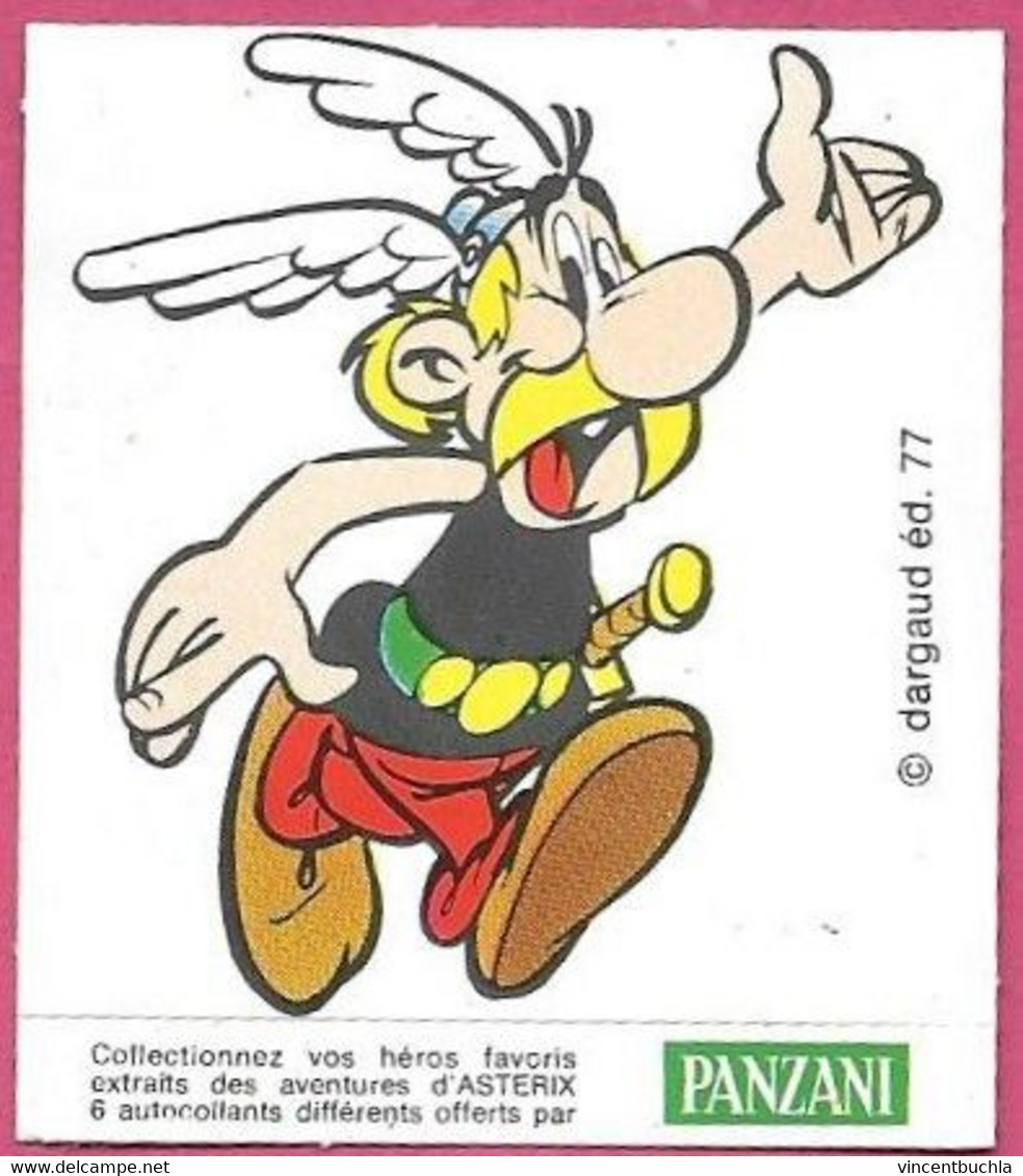 Autocollant Astérix Panzani 1977 - Autocollants