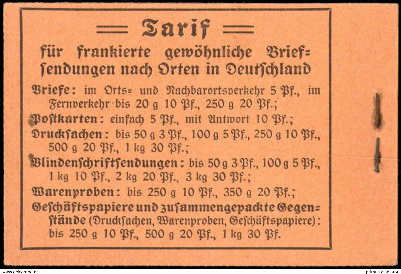 1913, Deutsches Reich, MH 5.6 A, ** - Carnets