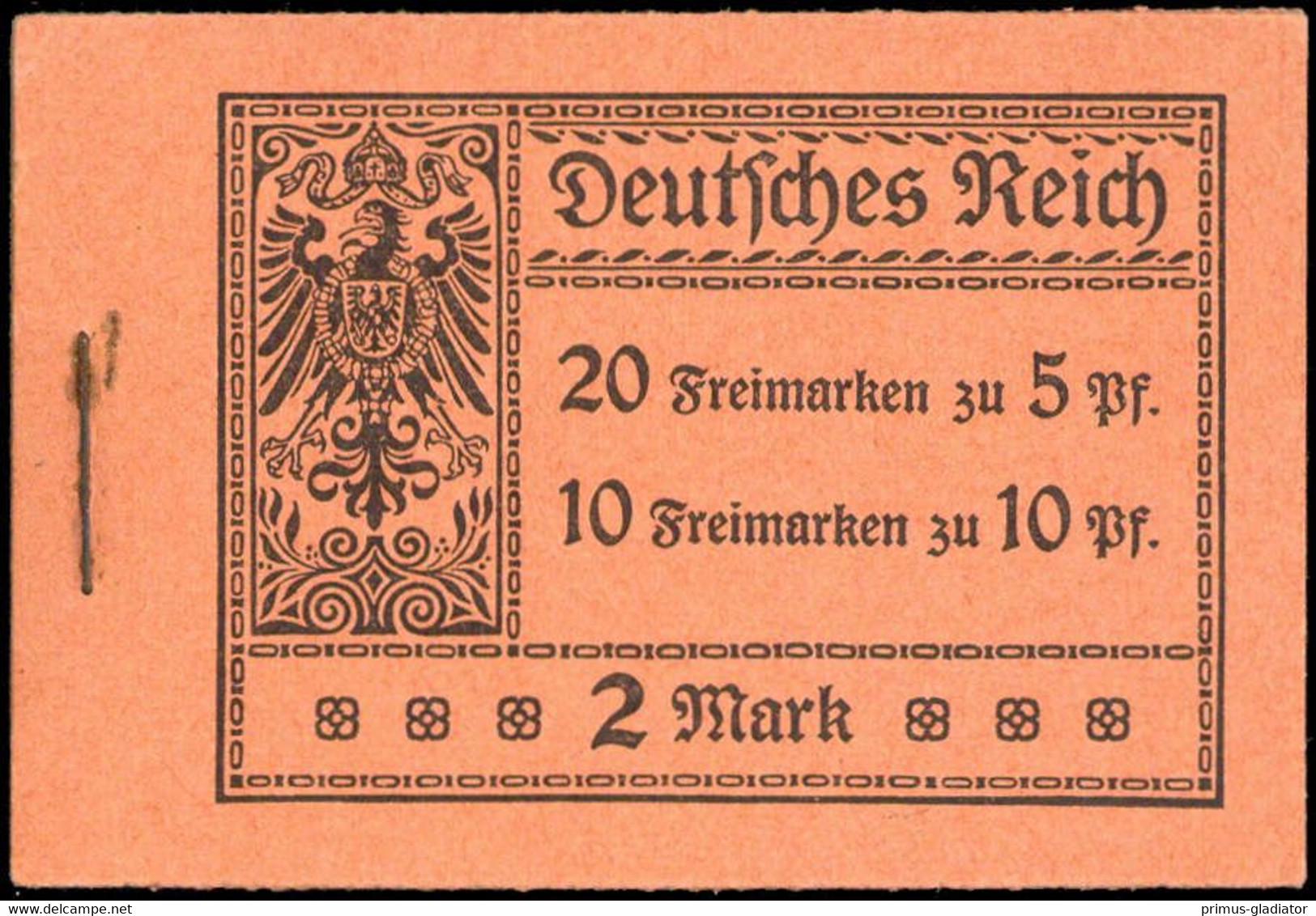 1913, Deutsches Reich, MH 5.9 A, ** - Markenheftchen