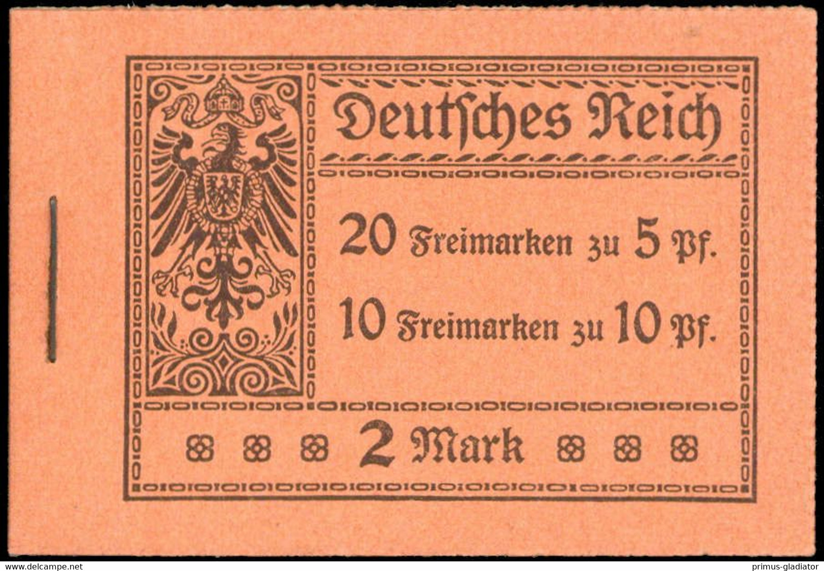 1913, Deutsches Reich, MH 5.8 B, ** - Markenheftchen