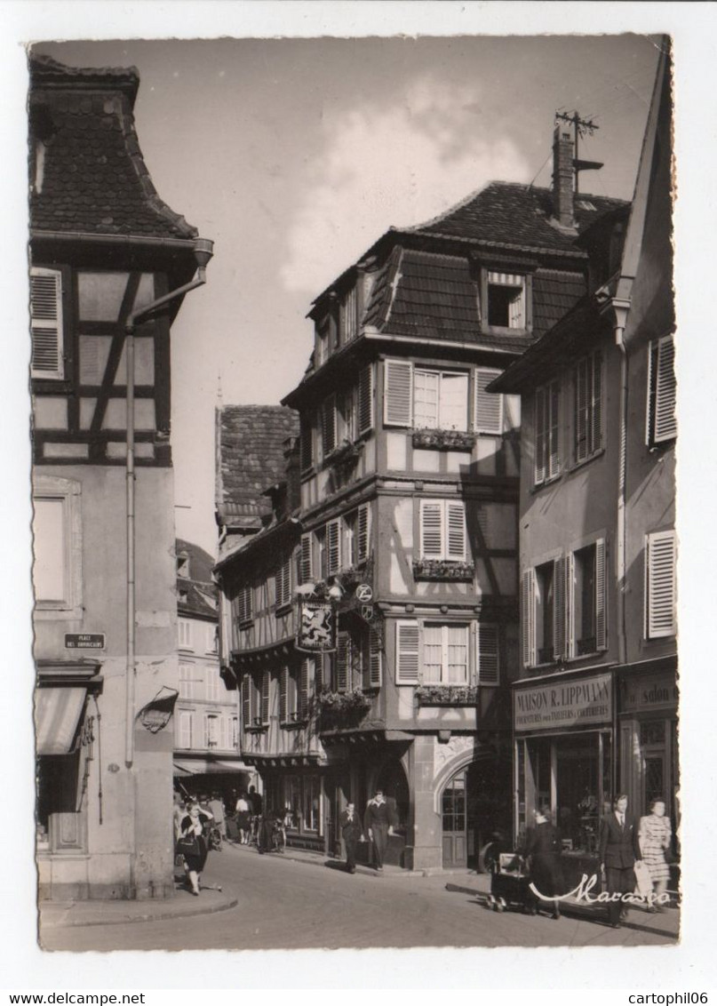 - CPSM COLMAR (68) - La Rue Des Serruriers 1955 - Maison Zimmerlin - Editions Marasco 385 - - Colmar