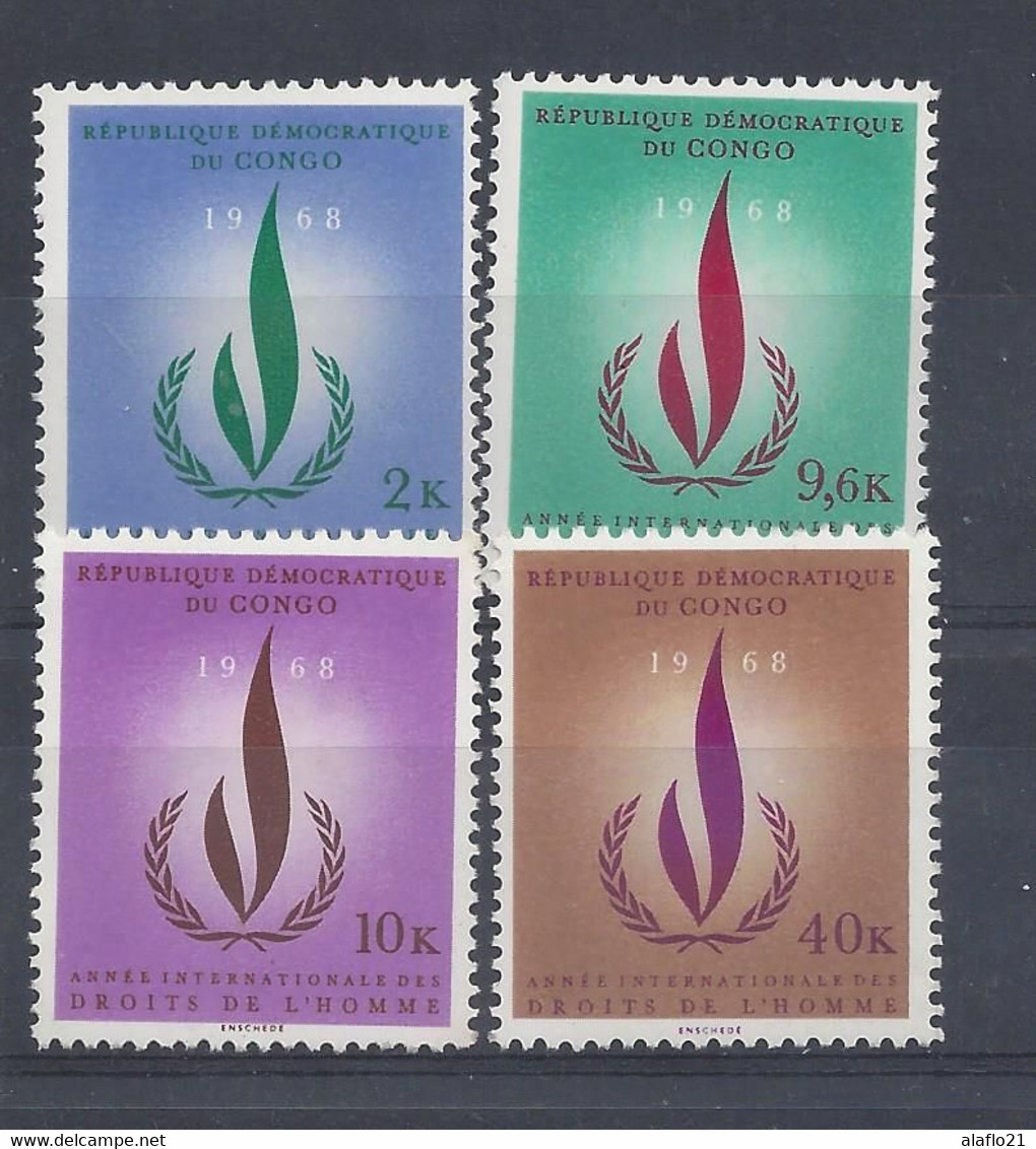 REPUBLIQUE DEMOCRATIQUE Du CONGO - DROITS De L'HOMME - YVERT 676 à 679 - NEUFS SANS CHARNIERE - MNH - Nuevas/fijasellos