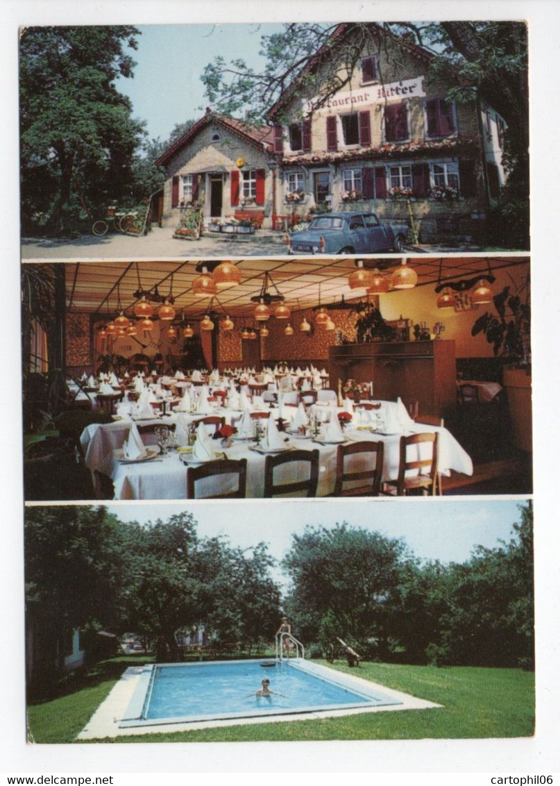 - CPM DANNEMARIE (68) - Restaurant RITTER 1986 - Photo Masloff - - Dannemarie