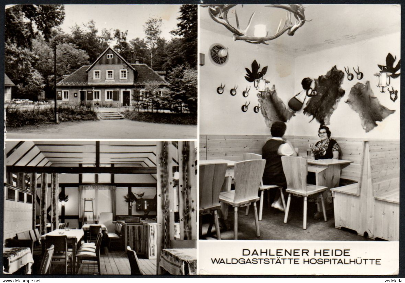 F0333 - Dahlen Dahlener Heide - Konsum Gaststätte Hospitalhütte - Bild Und Heimat Reichenbach - Dahlen