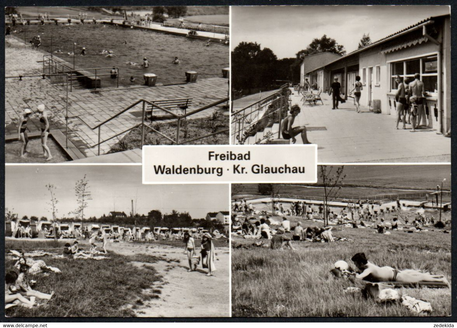 F0342 - TOP Waldenburg - Freibad - Verlag Bild Und Heimat Reichenbach - Waldenburg (Sachsen)