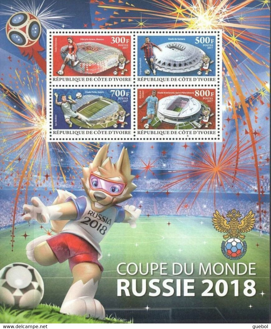 Côte D'Ivoire Coupe Du Monde 2018 N° BF ----  ** Football -  Les Stades En Russie - 2018 – Rusia