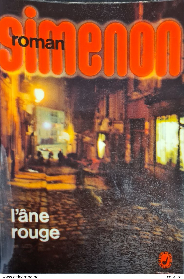 L'ane Rouge Simenon   +++TBE+++ LIVRAISON GRATUITE+++ - Simenon